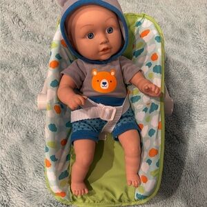 The My Sweet Love 13" Baby Doll with Carrier - Boy Baby Doll